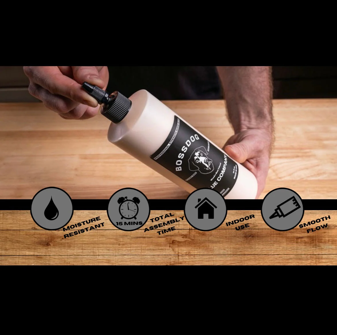 1 Gallon BOSSDOG Wood Glue /Tan - Image 5
